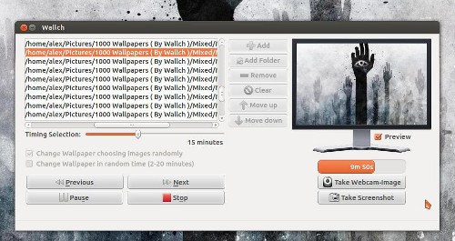 wallch Wallch: Cambiar de fondo automaticamente en Gnome 3 y Unity
