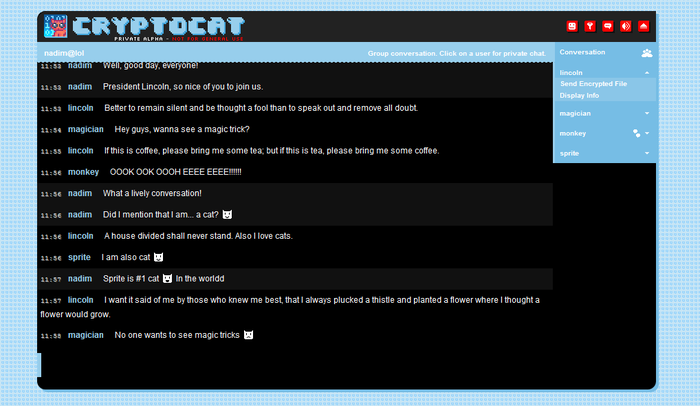 Cryptocat, conversaciones privadas y seguras. 78606 Cryptocat, conversaciones privadas y seguras.
