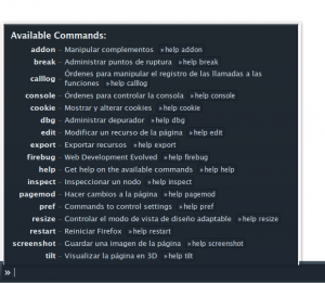 Mozilla Firefox 16, un guiño a los desarrolladores web barradedesarroladores 300x261 Mozilla Firefox 16, un guiño a los desarrolladores web