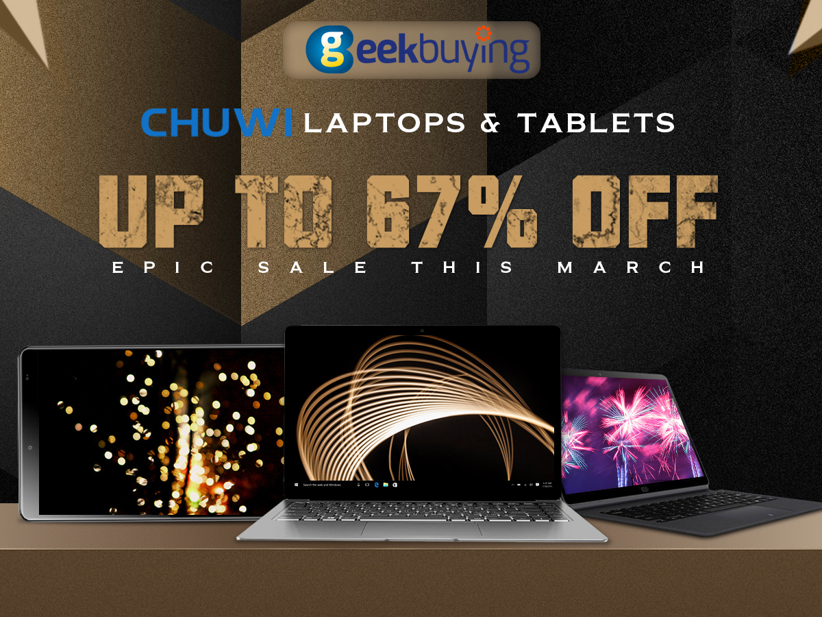 Chuwi se une a Geekbuying lanzando una gran venta en marzo