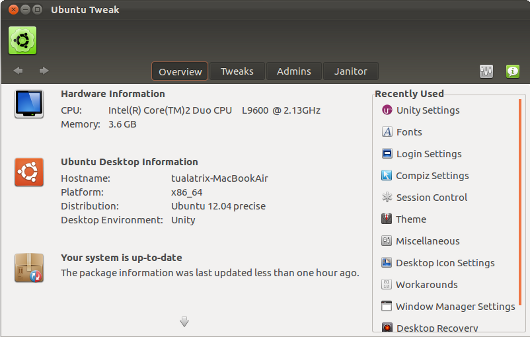 ubuntu tweak 0.6.1 herramienta personalizacion ubuntu