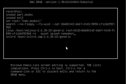 Curso Ubuntu 12.04 LTS Cap.2.1 (Modificar GRUB )