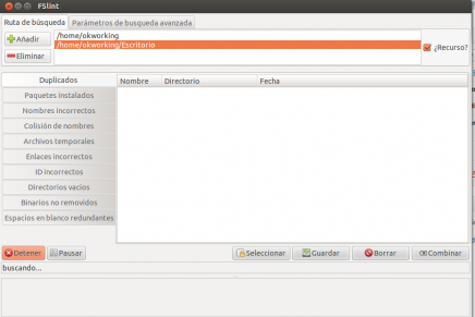 Eliminar archivos duplicados en Ubuntu con Fslint